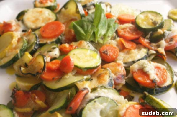 Bell Pepper Taco Boats 8 A vibrant platter of basil roasted vegetables, perfect for a healthy side dish.