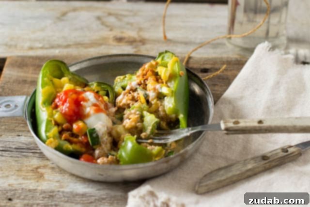 Quick & Easy Stuffed Taco Peppers Mouth-watering stuffed taco peppers, bursting with savory fillings and melted cheese.