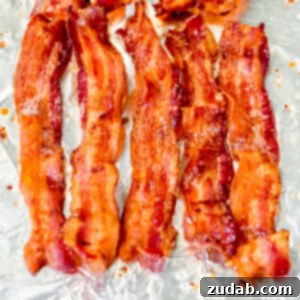 Mastering the Art of Perfect Bacon 6 Crispy bacon slices ready to eat