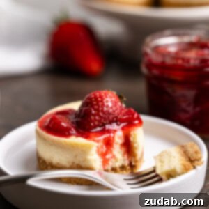 Mini Strawberry Cheesecakes