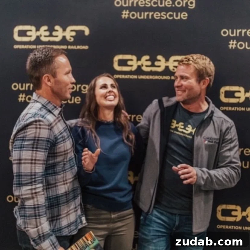 Save the Children - Part 2 A photo of Cade and I talking and laughing with Tim Ballard.