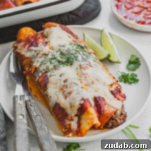 Ultimate Cheesy Ground Beef Enchiladas 2 Cheesy Ground Beef Enchiladas