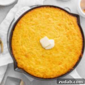 Perfectly Moist Skillet Cornbread