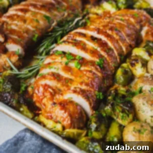 Rosemary Orange Glazed Roasted Pork Tenderloin