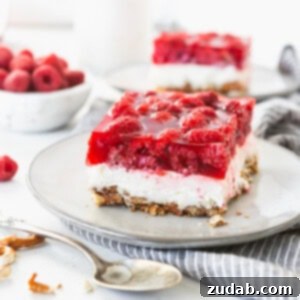 Raspberry Pretzel Jello Salad