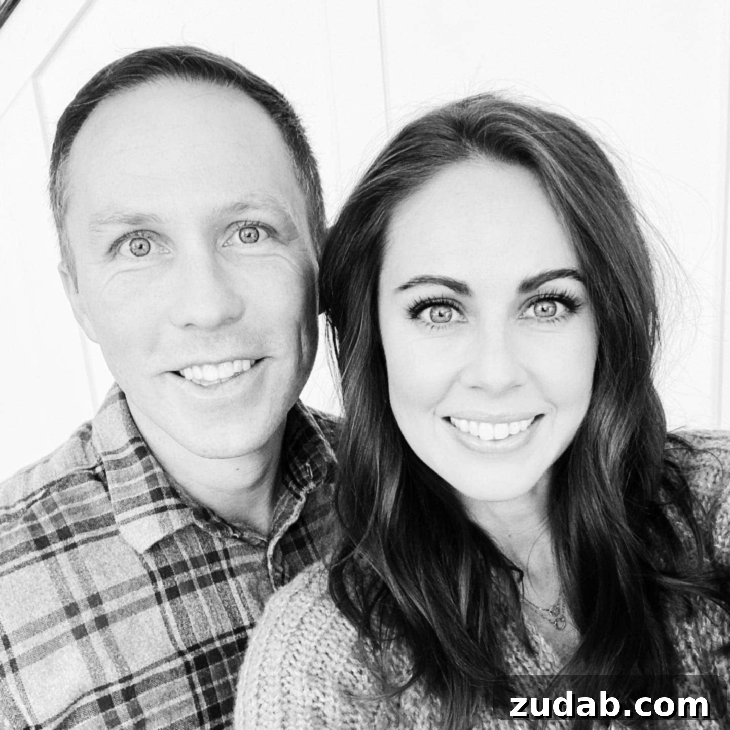 Death is Such a Strange Thing a black and white photo of a husband and wife