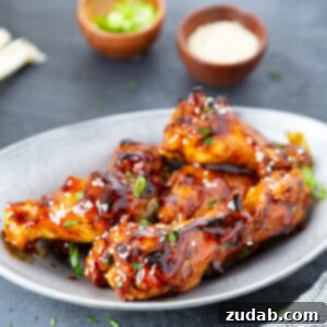 Crispy Air Fryer Teriyaki Chicken Wings 2 Teriyaki Chicken Wings