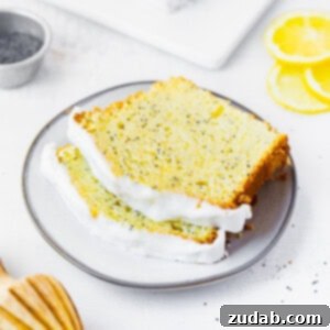 Glazed Lemon Poppy Seed Loaf 2 Iced Lemon Poppy Seed Loaf Cake