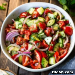 Neighbor's Garden Fresh Tomato Cucumber Salad 2 Tomato Cucumber Salad with red onions