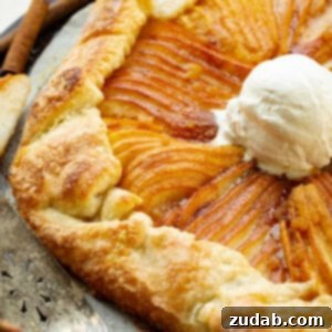 Sugared Pear Galette Pie