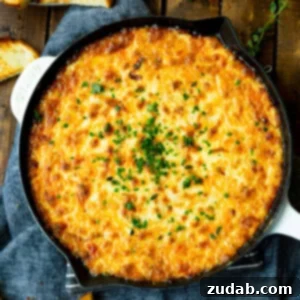 Golden Gooey Onion Cheese Dip 9 A visual representation of Baked Cheese and Onion Dip.
