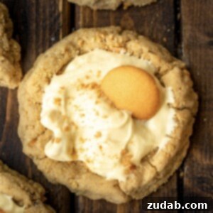 A delicious banana cream pie cookie