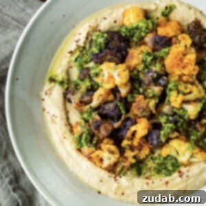 Crispy Roasted Cauliflower with Creamy Hummus 10 Crunchy Roasted Cauliflower and Hummus