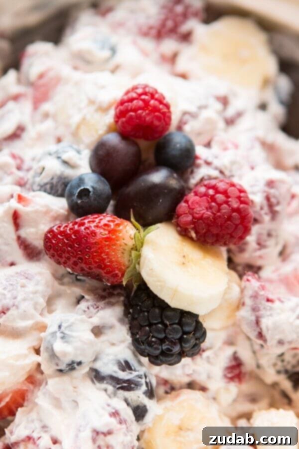 This cheesecake fruit salad is awesome for a side at a potluck or BBQ or even as a dessert! Plus it's so easy it's foolproof! This cheesecake fruit salad is awesome for a side at a potluck or BBQ or even as a dessert! Plus it's so easy it's foolproof! ohsweetbasil.com