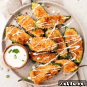 Crispy Air Fryer Jalapeno Poppers