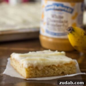 Sumptuous White Chocolate Peanut Butter Banana Cake 2 White Chocolate Peanut Butter Banana Cake