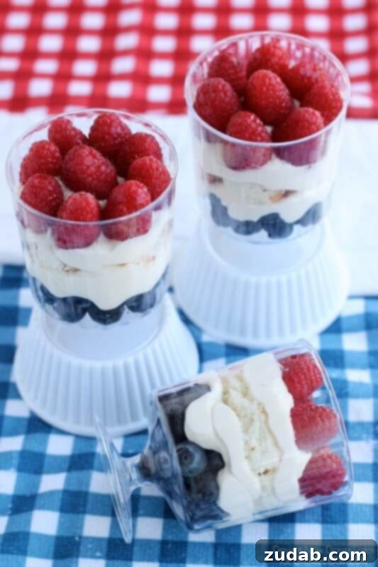 Olympic Celebrations: Red, White, and Blue Recipes 10 Patriotic Trifles