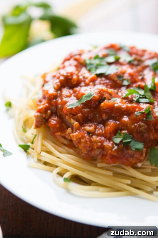 This Week's Menu: August 26 - September 1 5 A delicious bowl of homemade spaghetti with rich, savory sauce, showcasing the perfect family meal. The sauce is simmered to perfection, promising a comforting and flavorful experience for dinner.