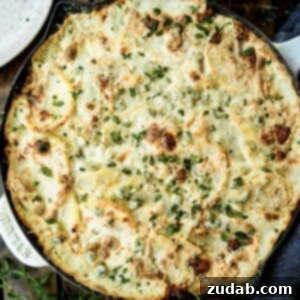 Decadent Blue Cheese Potato Gratin 12 Blue Cheese Potato Gratin Casserole