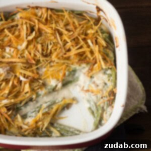 The classic green bean casserole gets a little makeover that even your grandmother will approve of. ohsweetbasil.com #thanksgiving #sides-3