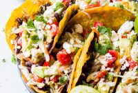 Zesty Crispy Black Bean Tacos