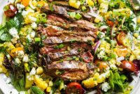 Seared Steak and Creamy Gorgonzola Salad
