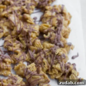 scotcharoos chex mix! An old favorite dessert turned addicting snack mix! ohsweetbasil.com-3