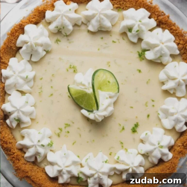Carrian's Best Loved Pies 3 Refreshing Key Lime Pie with a graham cracker crust
