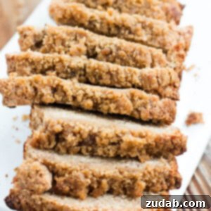 Banana Crumb Bread Ready to Serve