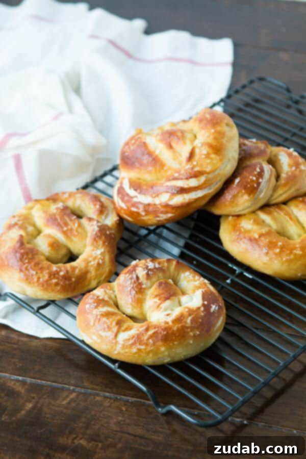 The ultimate homemade soft pretzels with real cheese sauce The ultimate homemade soft pretzels with real cheese sauce for dipping, a classic comfort food recipe from ohsweetbasil.com