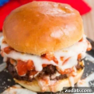 Fusion Lasagna Burger 3 The ultimate Lasagna Burger!! ohsweetbasil.com