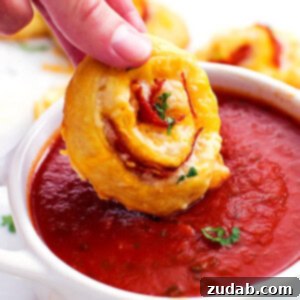 Cheesy Pepperoni Pinwheels 2 Pepperoni Pizza Pinwheels