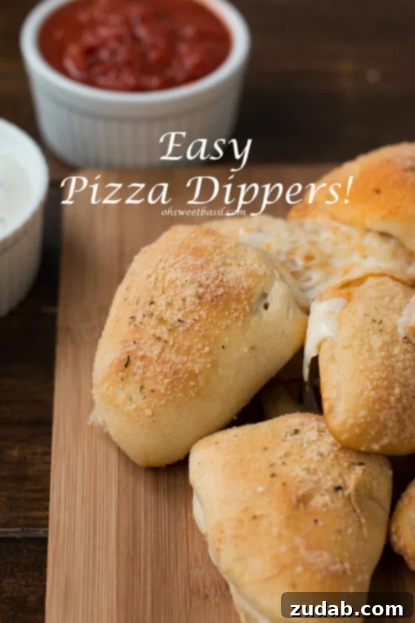 Cheesy Pepperoni Pinwheels 6 the kids loved these buttery, cheesy pizza dippers, but I secretly did too! ohsweetbasil.com