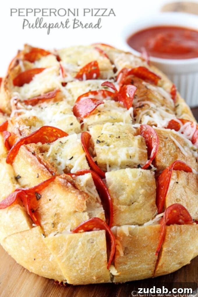 Cheesy Pepperoni Pinwheels 7 pepperoni-pizza-pull-apart-bread-4title
