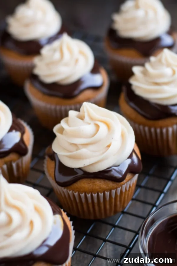 Irresistible Chocolate Covered Pumpkin Cupcakes Irresistible Chocolate Covered Pumpkin Cupcakes
