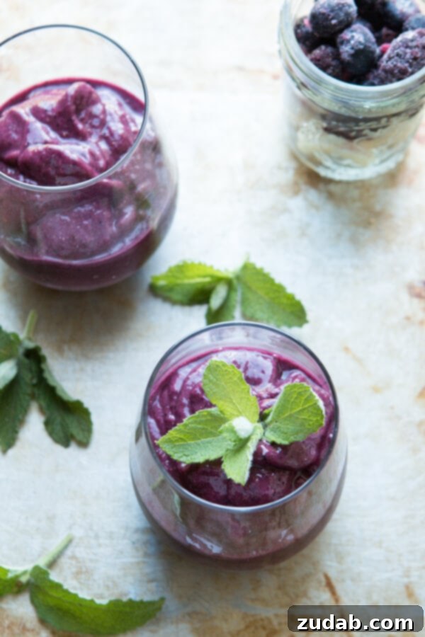 A glass of homemade orange berry protein shake. Enjoying a refreshing orange berry protein shake, a healthy start to the day. ohsweetbasil.com