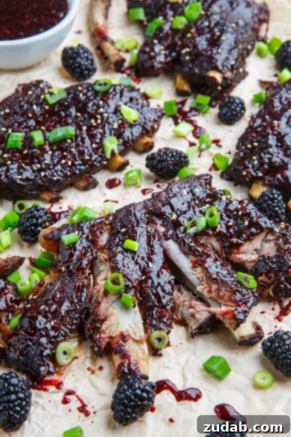 Super easy slow cooker BBQ ribs in a tasty blackberry and hoisin sauce with a healthy hit of Chinese 5 spice! crock pot, pressure cooker, insta pot Super easy slow cooker BBQ ribs in a tasty blackberry and hoisin sauce with a healthy hit of Chinese 5 spice! crock pot, pressure cooker, insta pot