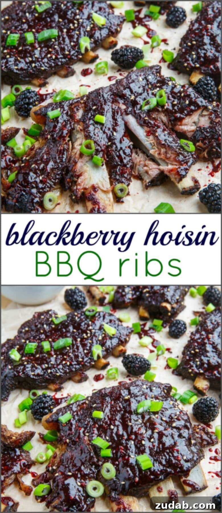 Super easy slow cooker BBQ ribs in a tasty blackberry and hoisin sauce with a healthy hit of Chinese 5 spice! crock pot, pressure cooker, insta pot Super easy slow cooker BBQ ribs in a tasty blackberry and hoisin sauce with a healthy hit of Chinese 5 spice! crock pot, pressure cooker, insta pot