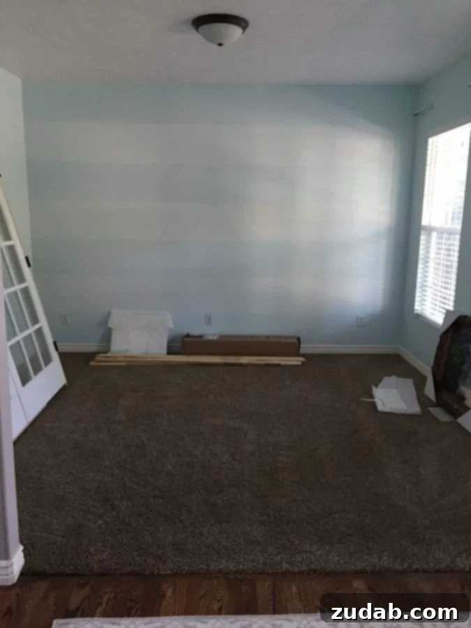 Designing a multi-functional family home office from scratch. Family begins the journey of creating a bright and functional home office space.