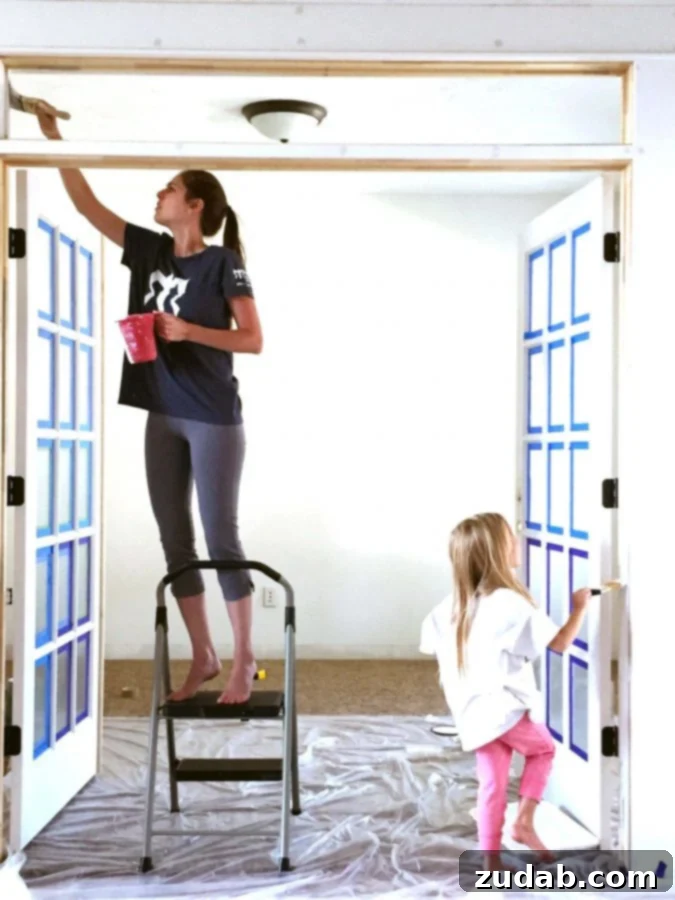 Achieving a flawless wall finish with a professional paint sprayer. Applying Sherwin-Williams Alabaster paint with a Graco Magnum X7 sprayer for a smooth finish.