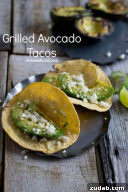 Steak & Avocado Enchiladas 5 Grilled Avocado tacos, an absolute must this summer! They may not look like much, but trust me before you know it you'll be shoveling your 5th taco in your mouth ohsweetbasil.com_-2