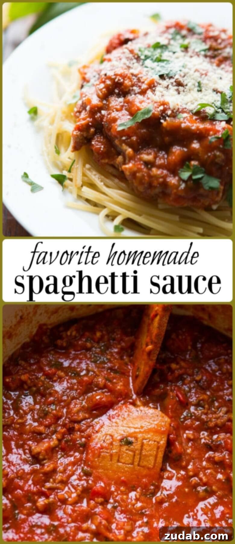 The Ultimate Homemade Spaghetti Sauce 4 Discover the secret to the most delicious homemade spaghetti sauce recipe – a timeless family favorite perfected over the years.