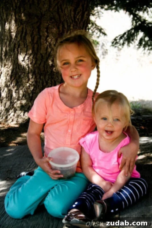 Peanut Butter Chocolate Chip Perfection 4 Children playing outdoors, surrounded by nature.