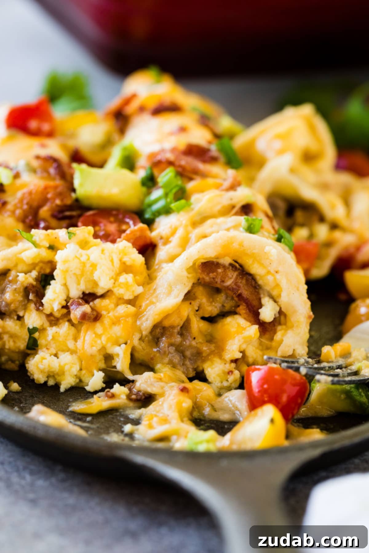 Salsa Verde Sausage and Cheese Breakfast Enchilada Bake 5 Mexican style breakfast casserole is just what you need for the holidays. Cheesy salsa verde sausage breakfast casserole ohsweetbasil.com