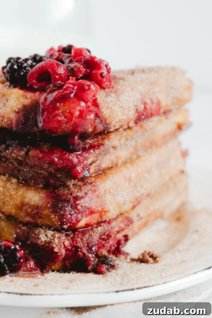 Puffy French Toast deep fried and golden