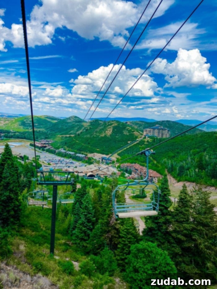 Park City Adventures 2 Deer Valley Summer Ski Lift Ride - Silver Lake Ski Lift