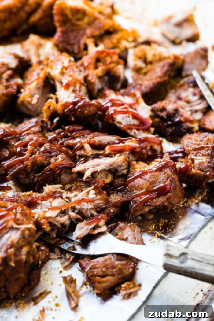 Perfect Instant Pot Country Style Ribs 6 A photo of country style ribs covered in homemade BBQ sauce