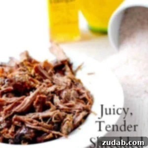 Delicious Slow Cooker Shredded Beef, perfect for family dinners and meal prep