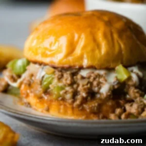 Philly Cheesesteak Sloppy Joes
