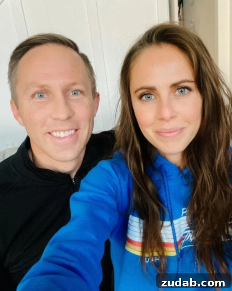 Why Was I There? Embracing Intentional Presence in Faith and Community a selfie of a husband and wife, bundled up, smiling, symbolizing shared commitment to faith despite challenges